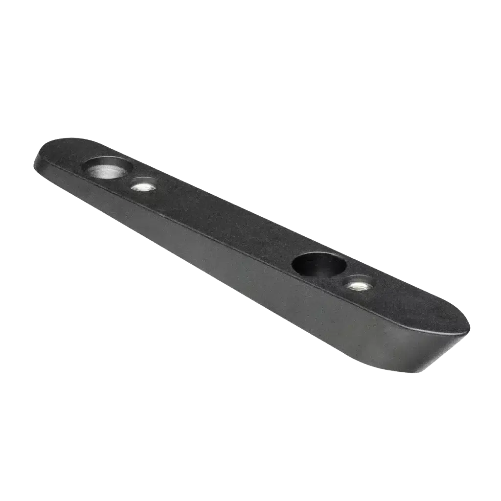 Schwarze Profile Design HSF Wedge Montageplatte mit mehreren Gewindebohrungen, Fahrrad Komponente und Zubehör
